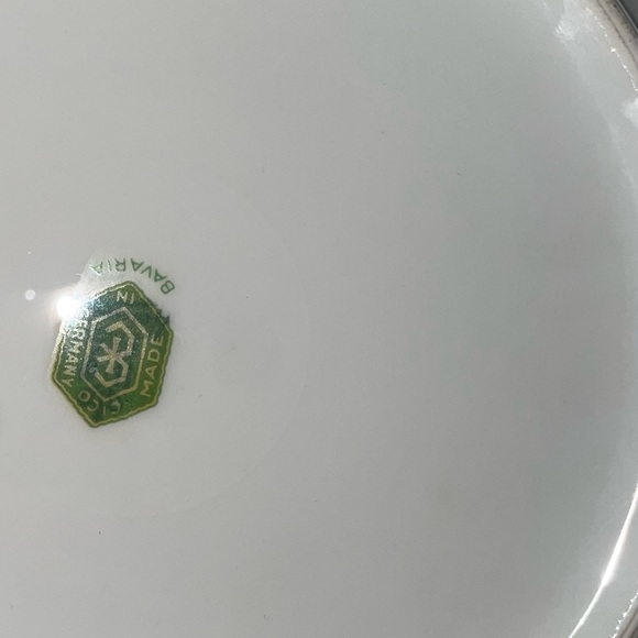 Vintage Porcelain German Bavarian Ceramic China Plate - Picture 5 of 5